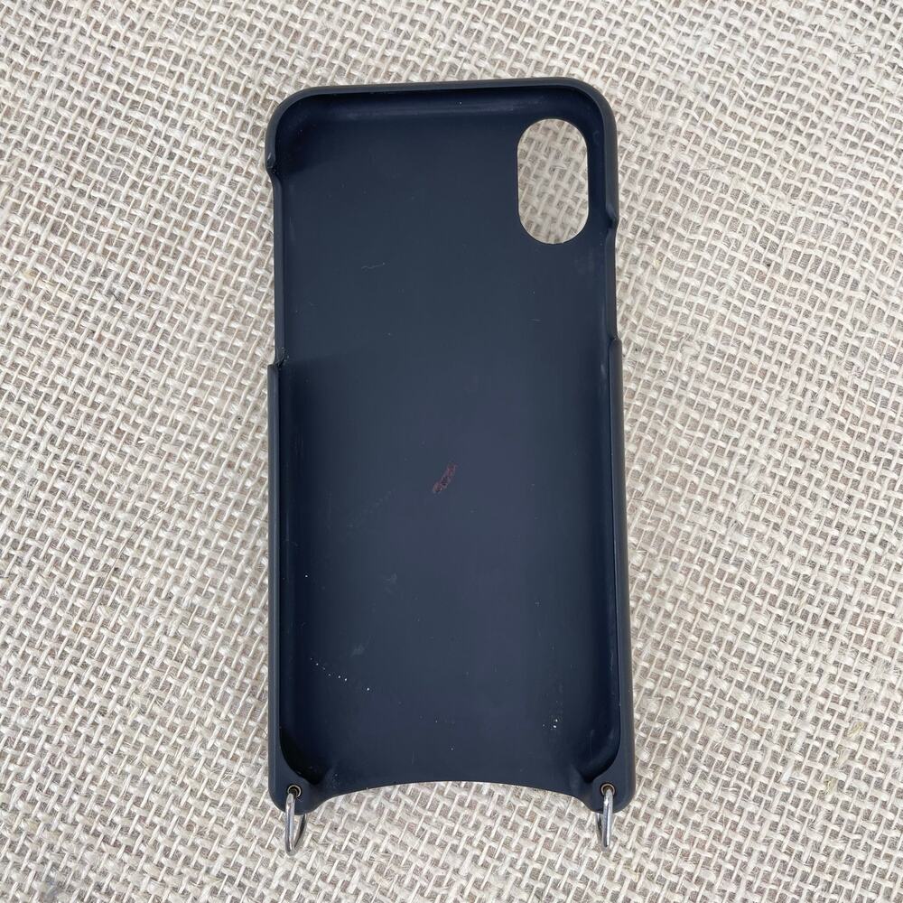 Bandolier Iphone X Leather Case, Tan Black, Strap‎ Hooks, Snap Pocket, MagSafe - Picture 3 of 3